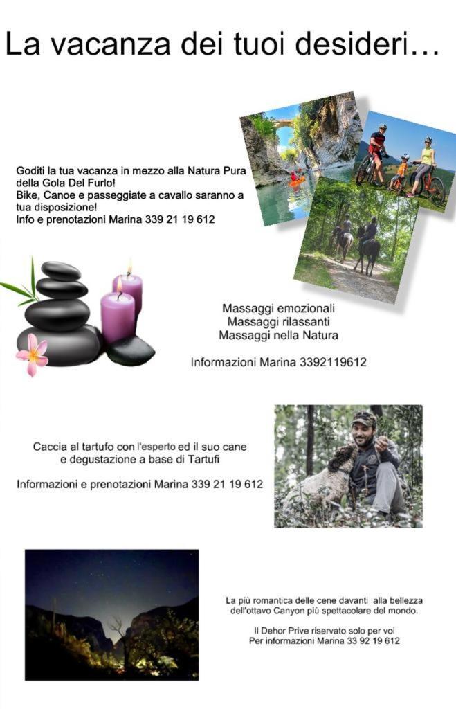 Hotel La Ginestra Acqualagna Kültér fotó